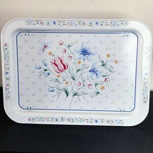 Vintage Metal Folding Legs Bed Lap Tray